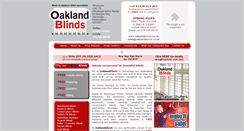 Desktop Screenshot of oaklandblinds.co.uk
