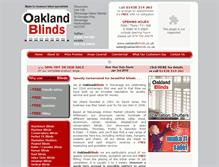 Tablet Screenshot of oaklandblinds.co.uk